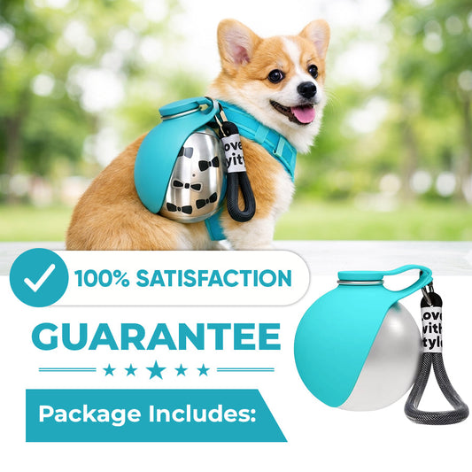 🔥Last Day 50% OFF🔥 2-in-1 Portable Dog Water Bottle for Small Dogs - Leak-Proof & Compact