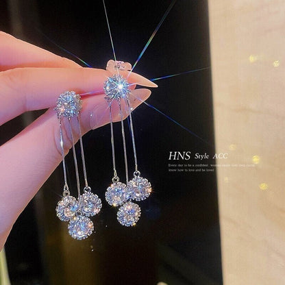 🔥2026 New Arrival ＆ Hot Sale ＆ 50％ Off🔥 Zircon Round Petal Earrings – Hypoallergenic, Real Gold Plated & Dazzling Diamond Sparkle 💛