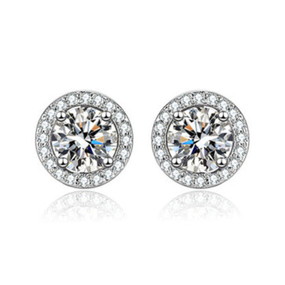 🎁2026 New Arrivals 50% OFF💥🌸Moissanite Silver Earrings – Hypoallergenic & Radiant Everyday Elegance 🎁