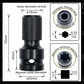 🎁2026 New Arrivals 50% OFF💥Quick-Release 1/2-Inch to 1/4-Inch Hex Socket Adapter