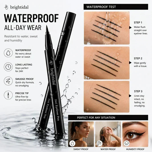 🎁2026 New Arrivals 50% OFF💥Precision Liquid Eyeliner | Black & Brown