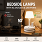 🎁2026 New Arrivals 50% OFF💥Bedside Lamp with AC Outlets and USB Ports