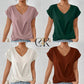 💐50% OFF ! Twist V-Neck Tee – Flattering Fit for All Body Types ✨💃【Limited Stock】