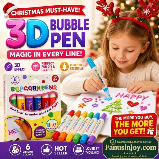 🎁2026 New Arrivals 50% OFF💥🎄 DIY Bubble Popcorn Drawing Pens