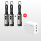 🎁2026 New Arrivals 50% OFF💥4-in-1 Charging Cable with Digital Display & Keychain – Fast-Charging, Kink-Resistant & Compact