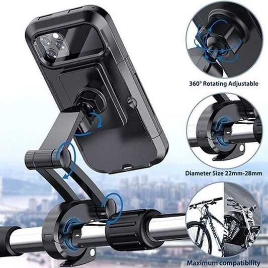 🎁2026 New Arrivals 50% OFF💥📱 Rain-Resistant Phone Holder for Bikes & Motorcycles – Keep Your Phone Secure & Visible in Wet Weather 🌧️