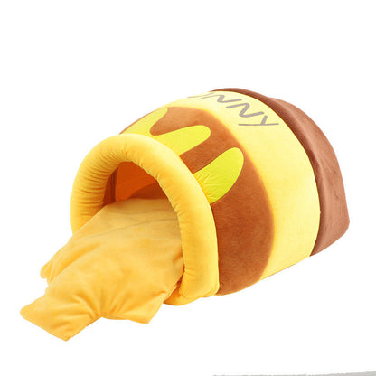 🎁2026 New Arrivals 50% OFF💥 Cozy Honey Pot Bed for Cats & Small Dogs
