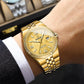 Men’s Honeycomb-Pattern Luminous Watch