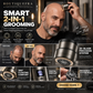 🎁2026 New Arrivals 50% OFF💥 2-in-1 Smart Head Shaver & Beard Trimmer – Easy Grooming, Rinsable Head & Digital Display 🔥