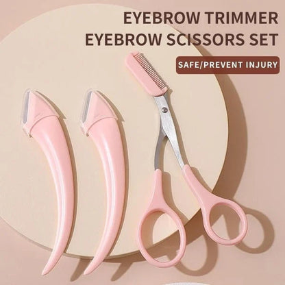 Pousbo® Eyebrow Scissors With Comb