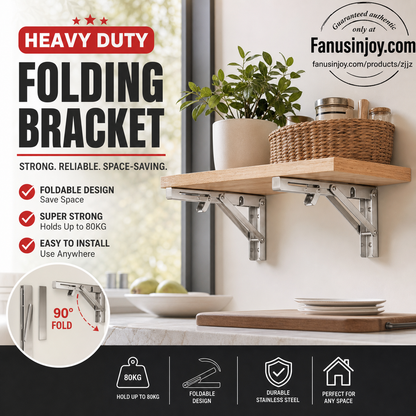 🎁2026 New Arrivals 50% OFF💥Fold-in-a-Second Multi-Use Bracket – Declutter Your Kitchen or Study in Moments📚