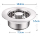 🎁2026 New Arrivals 50% OFF💥Push-Button Kitchen Sink Drain Stopper with Stainless Steel Body & ABS Food Scrap Filter Basket