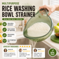 🎁2026 New Arrivals 50% OFF💥Wash Rice Without Losing a Grain – Fine Mesh Colander Bowl with Handle. UK Stock
