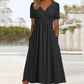 🎁New arrival 50% OFF💥Women’s V-Neck Short Sleeve Long Dresses