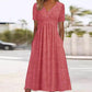 🎁New arrival 50% OFF💥Women’s V-Neck Short Sleeve Long Dresses