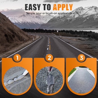 Special Offer: Waterproof Concrete Crack Filler | High Elasticity Sealant for Asphalt & Masonry | Weather-Resistant & Odour-Free Repair Paste
