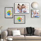 ⏳Limited-time 50% off⏰Family handprint set🎨 DIY Family Memorial Gift Kit, Acrylic Board,🖐️Colorful Paints, Holds Up to 4 Handprints