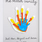 ⏳Limited-time 50% off⏰Family handprint set🎨 DIY Family Memorial Gift Kit, Acrylic Board,🖐️Colorful Paints, Holds Up to 4 Handprints