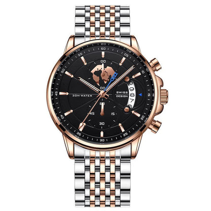 🎁2026 New Arrivals 50% OFF💥Men's watch with globe motif in maritime style⌚️