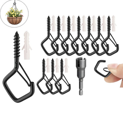 🛠️60% OFF NOW! 🔒 20pcs Square Snap Hooks – Safety Lock, Versatile & Durable for Bonsai, Candles & Decoration ✨