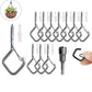 🛠️60% OFF NOW! 🔒 20pcs Square Snap Hooks – Safety Lock, Versatile & Durable for Bonsai, Candles & Decoration ✨