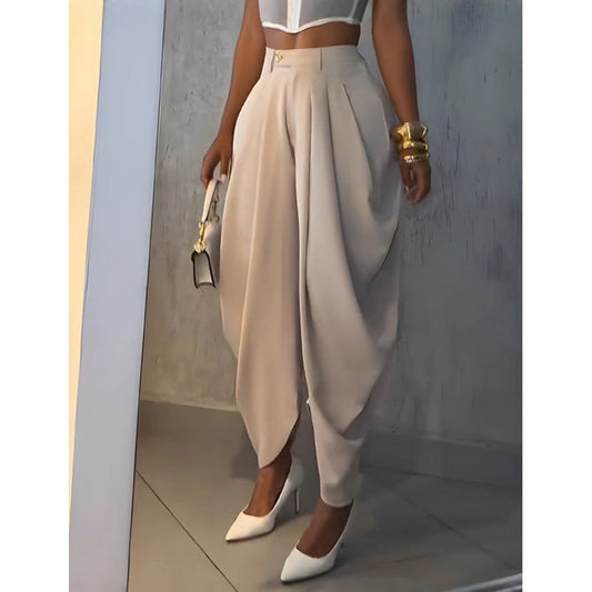 📢📢50% OFF !! ⏰Women’s Casual High-Waist Wide-Leg Pants