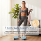 🚶50% OFF NOW! Compact Cardio Twisting Stepper Machine – Adjustable Full Body Workout Exercise Stepper with Resistance Bands, Anti-Slip Home Gym Fitness Equipment for Leg & Waist Toning