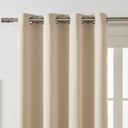 🌙 Sleep Better, Save on Heating – Solid Blackout Curtain, Thermal & Room Darkening. 50% Off. UK Stock