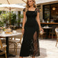 🎁New arrival 50% OFF💥Women's Sequin Patchwork Slit Maxi Dress