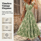 💐50% OFF! Floral Print Maxi Dress – The Essence of Spring-Summer 🌼🦋【Limited Offer】