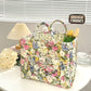 🌸 LIMITED-TIME 50% OFF! 🧺 Portable Floral Fabric Storage Basket – Vintage Design, Foldable & Large Capacity 🎀