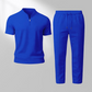 Men's Summer Quarter-Zip T-Shirt & Pants Set