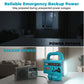Portable Power Inverter with LED Work Light