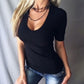 🎁New arrival 50% OFF💥Women's Summer Deep V Neck Slim Tops
