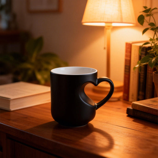 ☕ 50% OFF NOW! 💕 Color Changing Heart Handle Ceramic Mug – Magical Heat-Activated Color, Comfortable Grip & Perfect Gift for Loved Ones 🎁