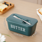 🚨BIG DISCOUNT!🔥Large Plastic Butter Dish With Lid & Knife