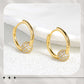 🥳HOT SALE🥳Gold Circle Earrings with Small Ball – Hypoallergenic, Long-Lasting Shine & Perfect for Daily Wear 🌟