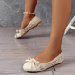 🥳SUMMER HOT SALE🥳💞50K+ SOLD!💥50% OFF! 🔥Women’s Elegant Lace Ballet Flats With Bow-Tie