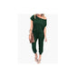 👖 LIMITED-TIME 50% OFF! ✨ Women's Off Shoulder Jumpsuit – Adjustable Waist, Soft Cotton, Tapered Cuffs, Solid Color 🍃