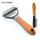 🐕 50% OFF NOW! 🐈 Double-Sided Deshedding Pet Grooming Brush