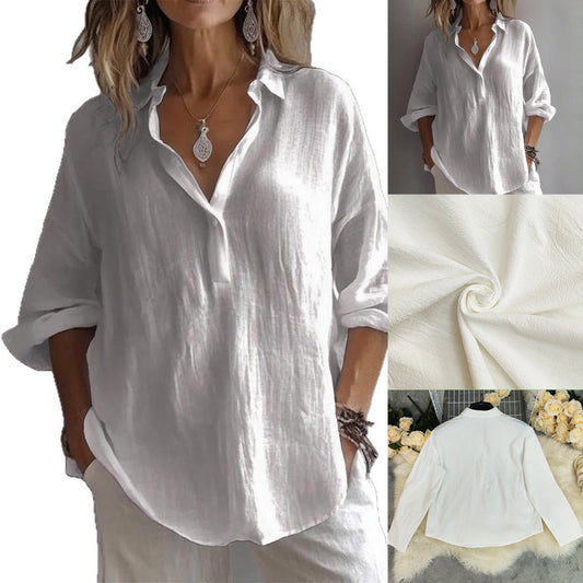 🥳SUMMER HOT SALE🥳💞50K+ SOLD!💥50% OFF! 🔥Women's Versatile Loose Shirt