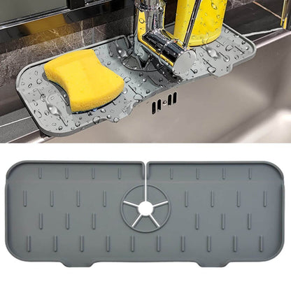 💐50% OFF ! Silicone Faucet Drip Tray – Leak-Proof & Mold-Resistant 💧🚫【Limited Offer】