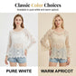 👚 40% OFF NOW! 🌸 Women's Vintage-Inspired Lace Cover-Up Blouse – Delicate Lace, Flowy Fit & Perfect for Layering or a Romantic Look ✨