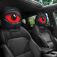 🔥Hot Sale-Spooky Red Eye Car Headrest Cover