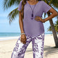 🔥2026 New Arrival🔥Women's Asymmetrical Top & Capri Pants 2-Piece Set
