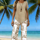 🔥2026 New Arrival🔥Women's Asymmetrical Top & Capri Pants 2-Piece Set