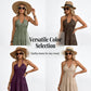 Last day – 50% OFF + free shipping on 2+ items! 🚚💨Women's Halter Neck Backless Tiered Maxi Dress