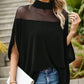 📢📢50% OFF !! ⏰Women's Casual High-neck Batwing Blouse