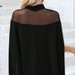 📢📢50% OFF !! ⏰Women's Casual High-neck Batwing Blouse