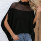 📢📢50% OFF !! ⏰Women's Casual High-neck Batwing Blouse